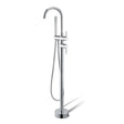 Chrome Freestanding Tap with Handheld Shower Aquaperla