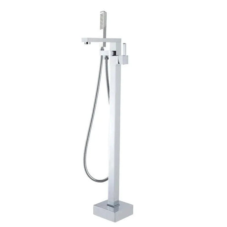 Chrome Freestanding Tap with Handheld Shower Aquaperla