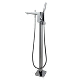 Chrome Freestanding Tap with Handheld Shower Aquaperla