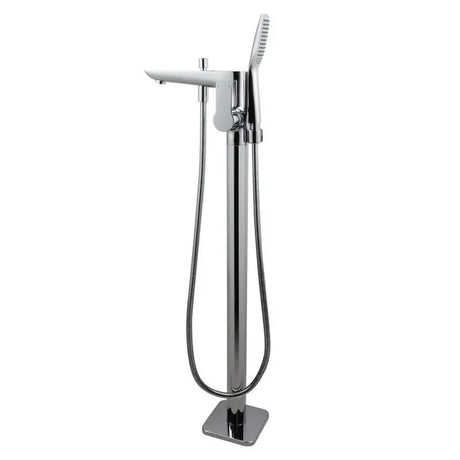 Chrome Freestanding Tap with Handheld Shower Aquaperla
