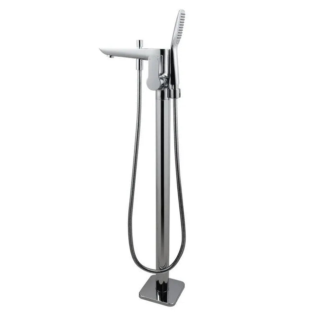 Chrome Freestanding Tap with Handheld Shower Aquaperla