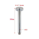 300mm Chrome Ceiling Shower Arm Aquaperla