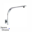 Chrome Wall Shower Arm Aquaperla