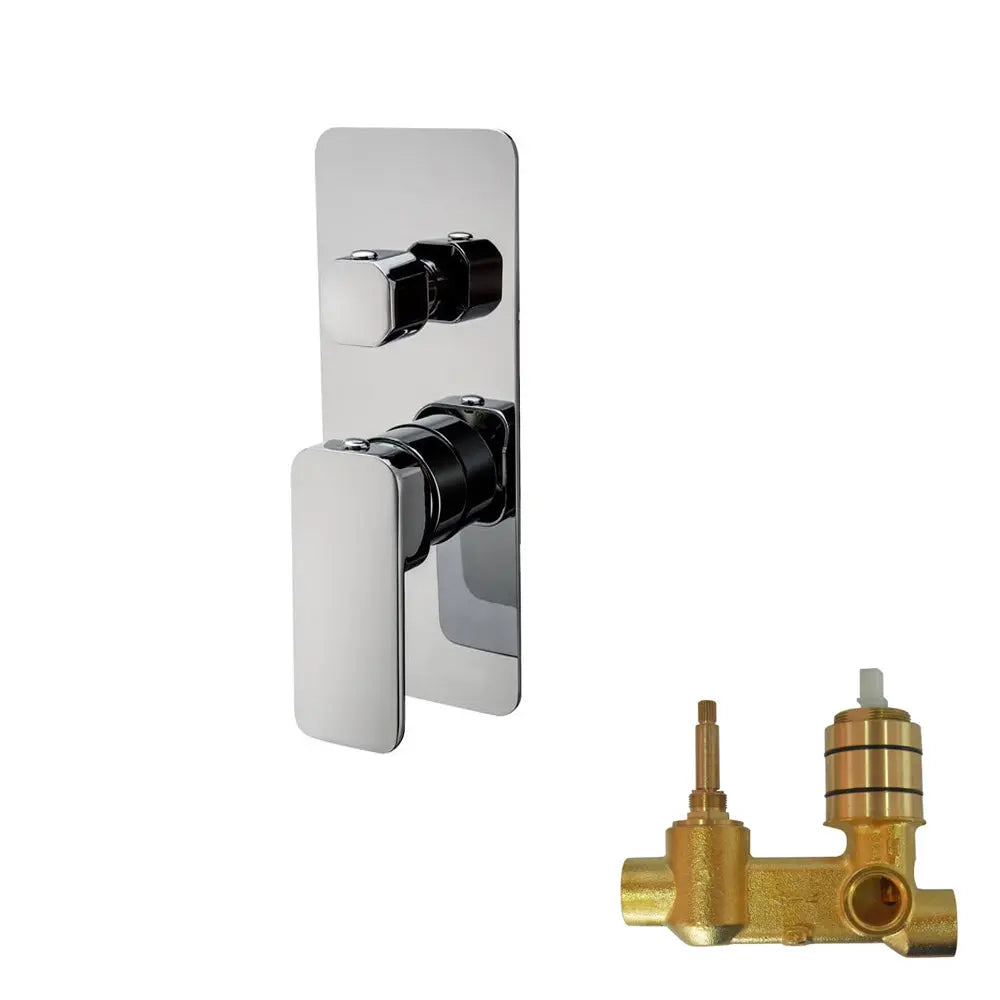 IVANO - Chrome Diverter Mixer Aquaperla