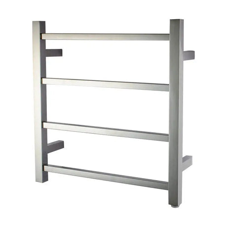 Chrome Heated Towel Rack 4 Bars Aquaperla