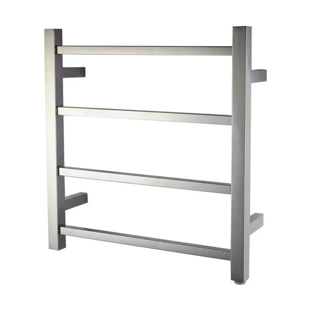 Chrome Heated Towel Rack 4 Bars Aquaperla