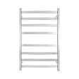 Chrome Heated Towel Rack 8 Bars Aquaperla