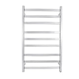 Chrome Heated Towel Rack 9 Bars Aquaperla