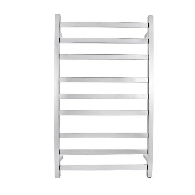 Chrome Heated Towel Rack 9 Bars Aquaperla