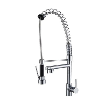 Chrome Pull Out Kitchen Mixer Aquaperla