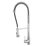 Chrome Pull Out Kitchen Mixer Aquaperla
