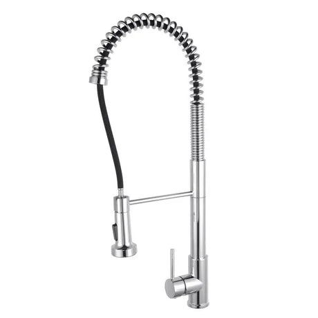Chrome Pull Out Kitchen Mixer Aquaperla