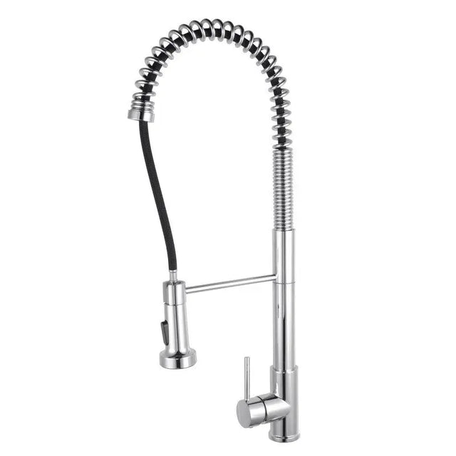 Chrome Pull Out Kitchen Mixer Aquaperla