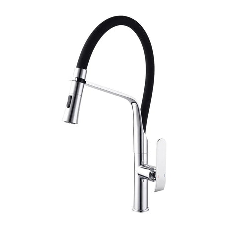 Chrome Pull Out Kitchen Mixer Aquaperla