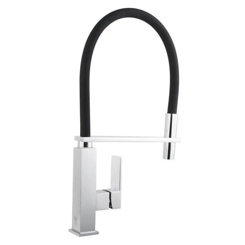 Chrome Pull Out Kitchen Mixer Aquaperla