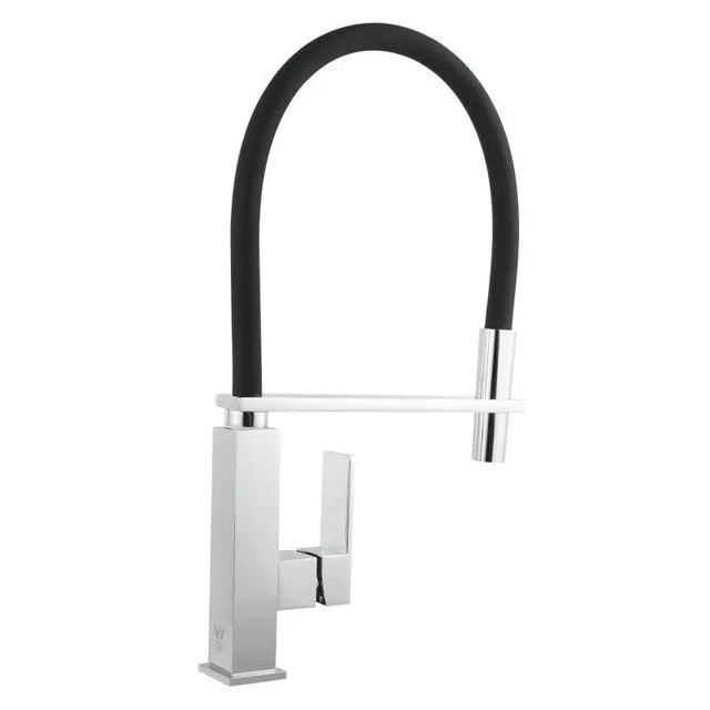Chrome Pull Out Kitchen Mixer Aquaperla