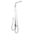 Chrome Shower Rail Aquaperla