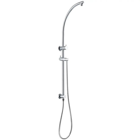 Chrome Shower Rail Aquaperla