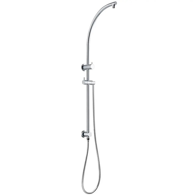 Chrome Shower Rail Aquaperla