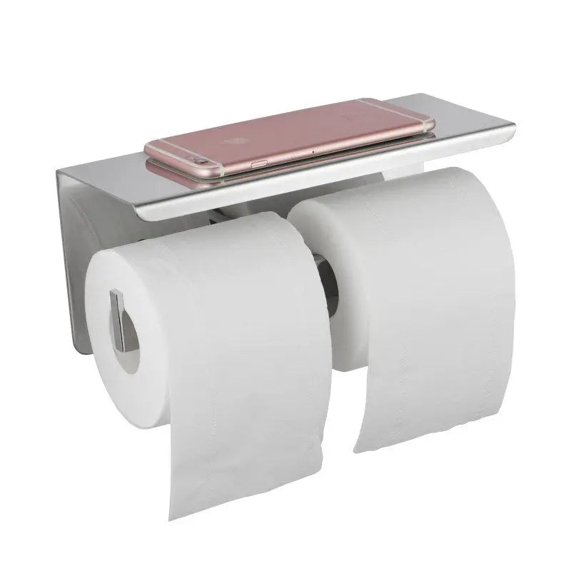 IVANO - Chrome Toilet Paper Holder Aquaperla