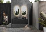 Kirribilli Wall Hung PVC Cabinet Matte Black 1500mm (Single/Double Bowl) - Clearance Poseidon