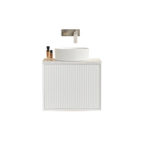 Kirribilli Wall Hung PVC Cabinet 600mm (Matte White) - Clearance Poseidon