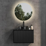 Kirribilli Wall Hung PVC Cabinet 750mm (Matte Black) - Clearance Poseidon