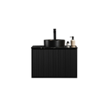 Kirribilli Wall Hung PVC Cabinet 750mm (Matte Black) - Clearance Poseidon