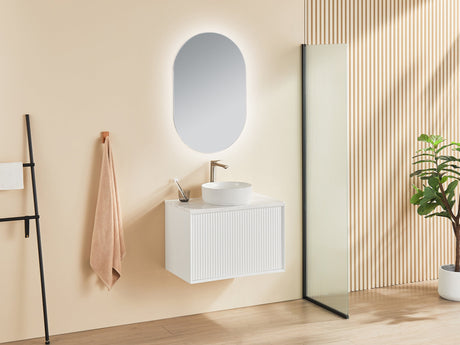 Kirribilli Wall Hung PVC Cabinet 750mm (Matte White) - Clearance Poseidon