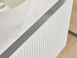 Kirribilli Wall Hung PVC Cabinet 750mm (Matte White) - Clearance Poseidon