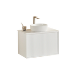Kirribilli Wall Hung PVC Cabinet 750mm (Matte White) - Clearance Poseidon