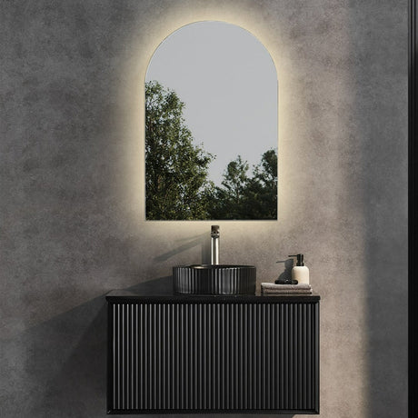 Kirribilli Wall Hung PVC Cabinet 900mm (Matte Black) - Clearance Poseidon