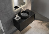 Kirribilli Wall Hung PVC Cabinet 900mm (Matte Black) - Clearance Poseidon