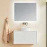 Kirribilli Wall Hung PVC Cabinet 900mm (Matte White) - Clearance Poseidon