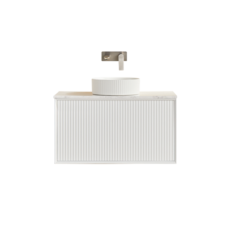 Kirribilli Wall Hung PVC Cabinet 900mm (Matte White) - Clearance Poseidon