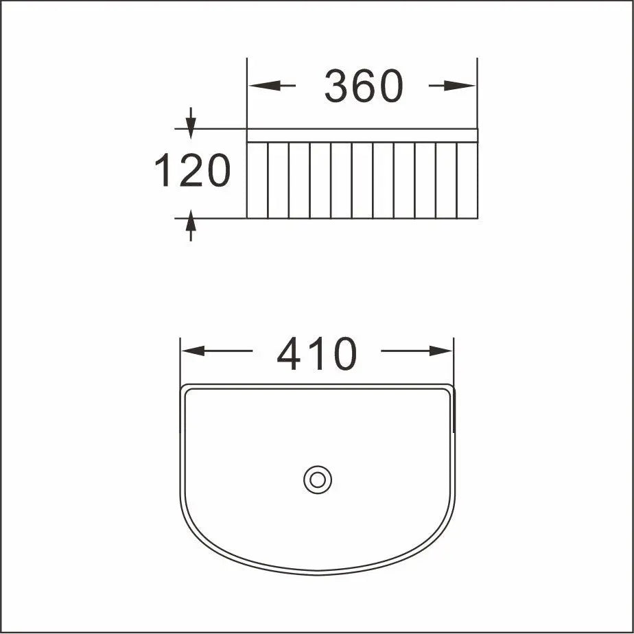 Cora 40 Counter-Top Fluted Arch Basin - Matt Black mercioaustralia