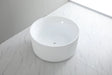 Como Groove Fluted Freestanding Bath 1280X1280X595MM Poseidonbk