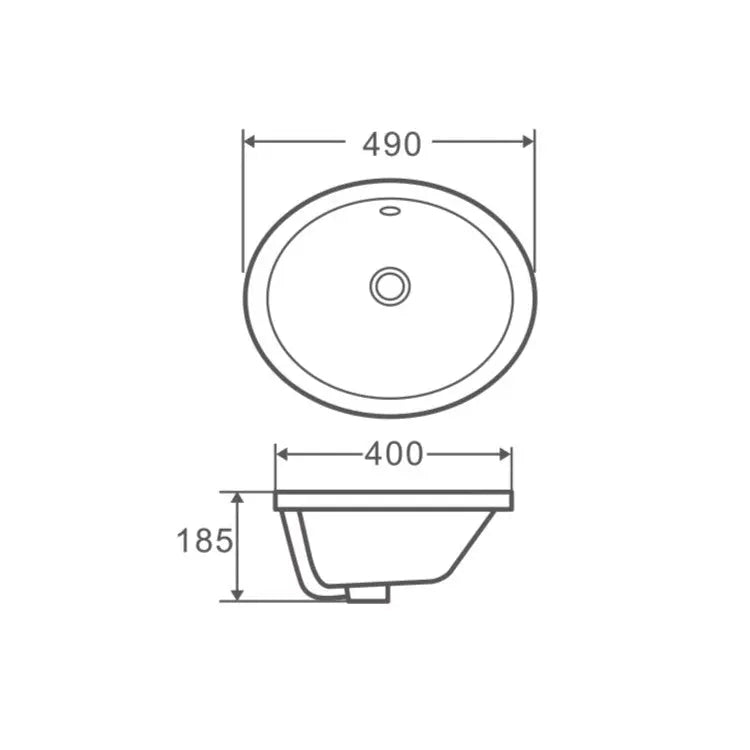 Cosy 49 Insert Rectangular Basin mercioaustralia