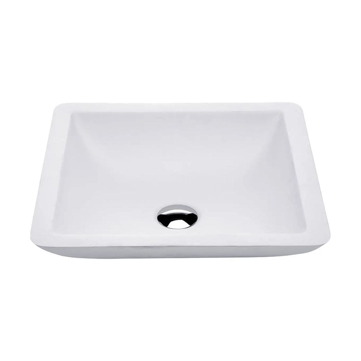 Classique 420 Solid Surface Above Counter Basin, Matte White fienza