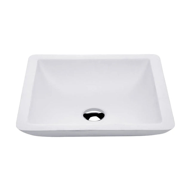 Classique 420 Solid Surface Above Counter Basin, Matte White fienza