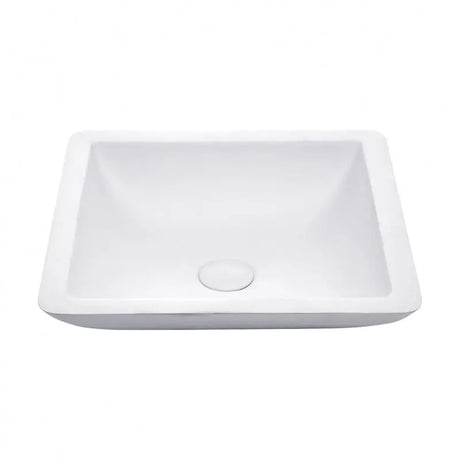 Classique 420 Solid Surface Above Counter Basin, Matte White fienza