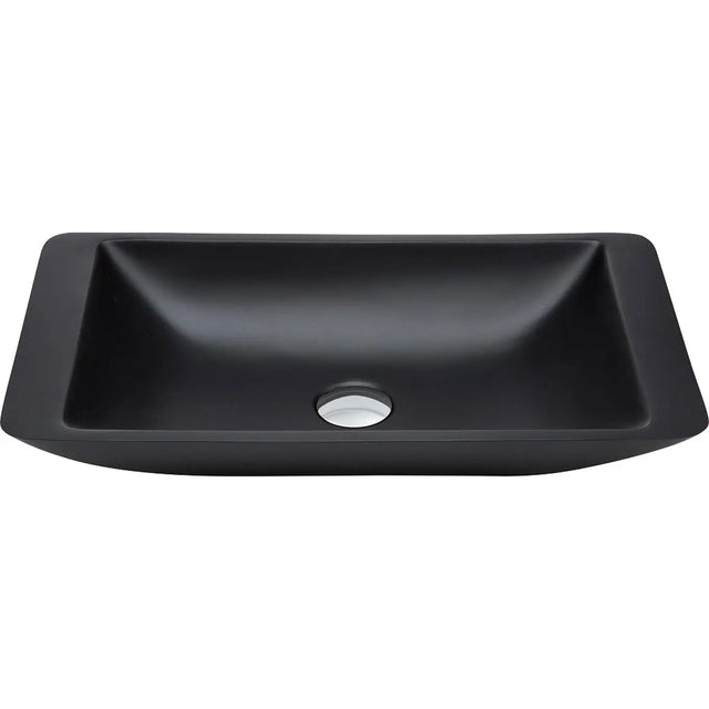 Classique 600 Solid Surface Above Counter Basin, Matte Black fienza