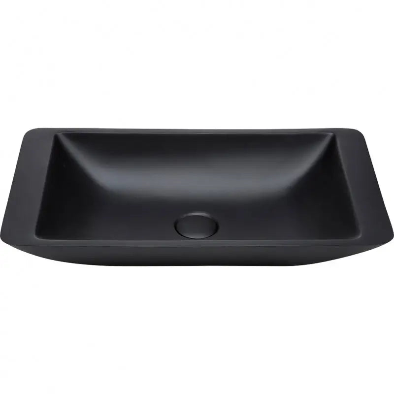Classique 600 Solid Surface Above Counter Basin, Matte Black fienza