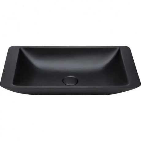 Classique 600 Solid Surface Above Counter Basin, Matte Black fienza