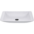 Classique 600 Solid Surface Above Counter Basin, Matte White fienza