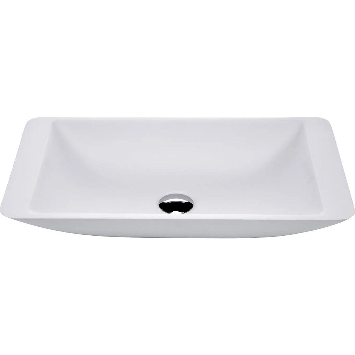 Classique 600 Solid Surface Above Counter Basin, Matte White fienza