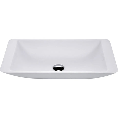Classique 600 Solid Surface Above Counter Basin, Matte White fienza