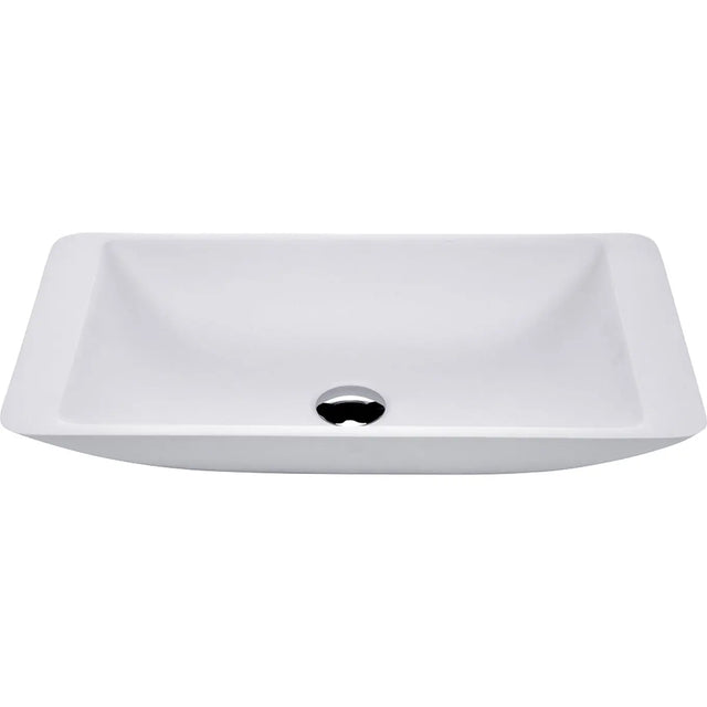 Classique 600 Solid Surface Above Counter Basin, Matte White fienza