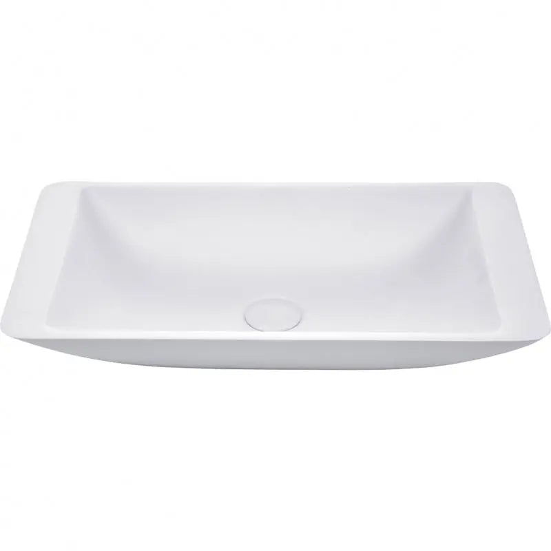 Classique 600 Solid Surface Above Counter Basin, Matte White fienza
