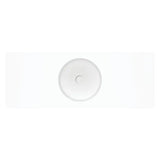 Encanto 1200 Solid Surface Wall Basin, Centre Bowl, No Tap Hole fienza